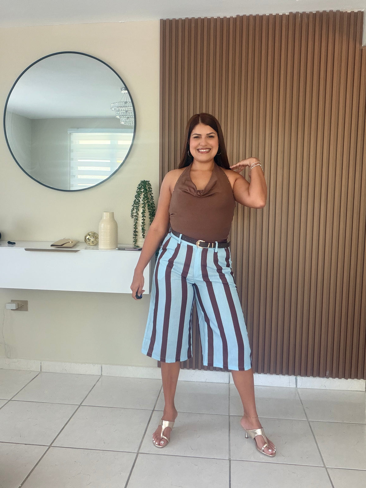 Two Tone Chic Bermuda