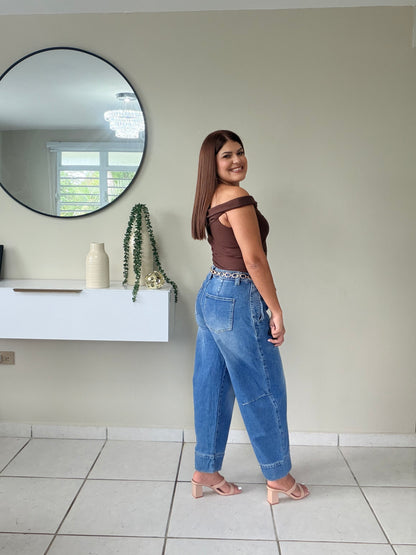 Denim Barrel  Jeans
