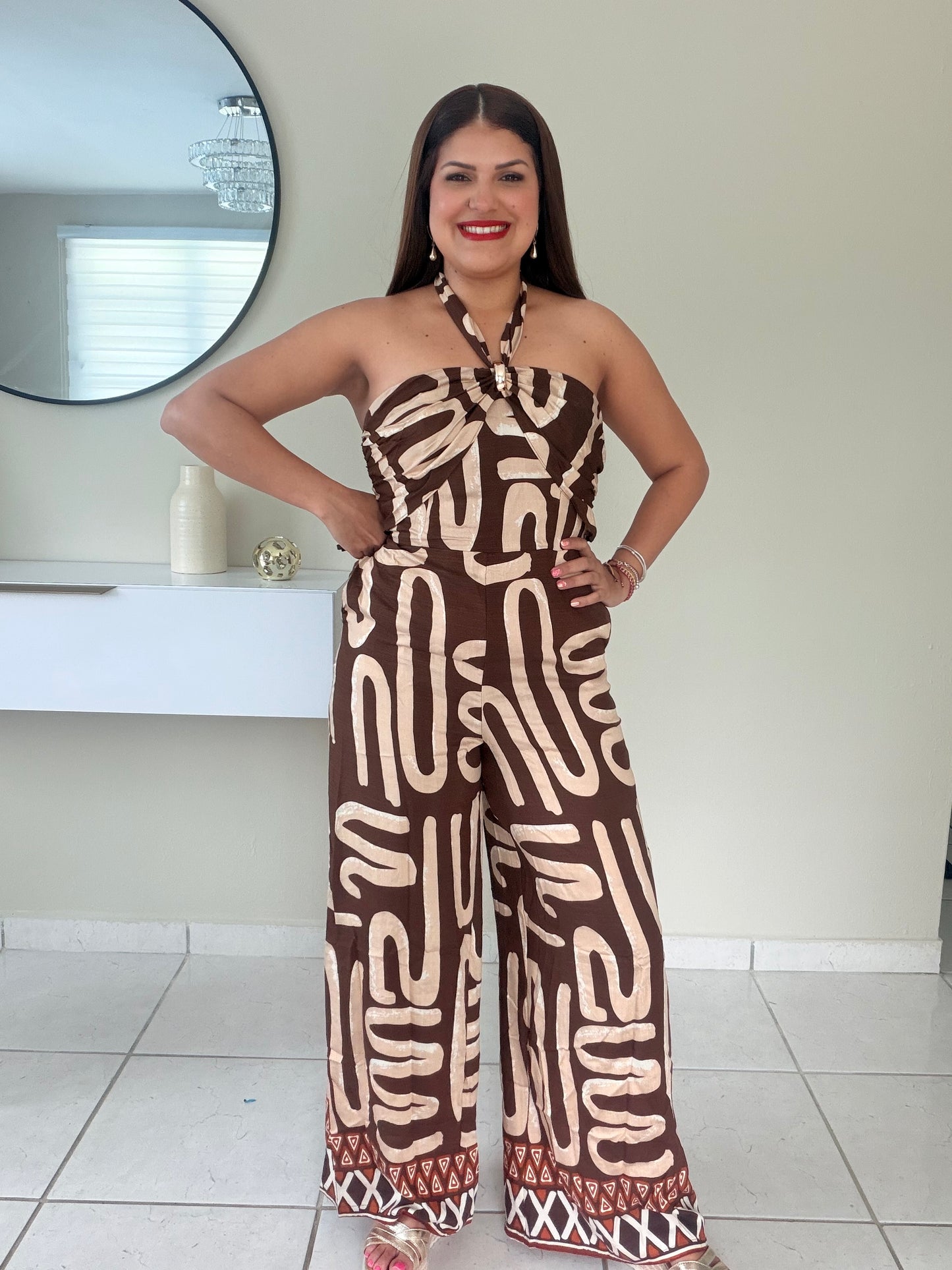 ✨ Mocha Breeze Jumpsuit