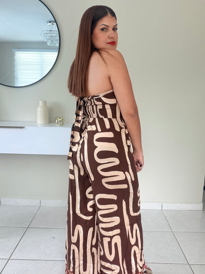 ✨ Mocha Breeze Jumpsuit