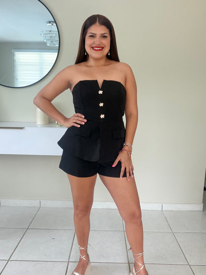 ✨ Midnight Elegance Romper