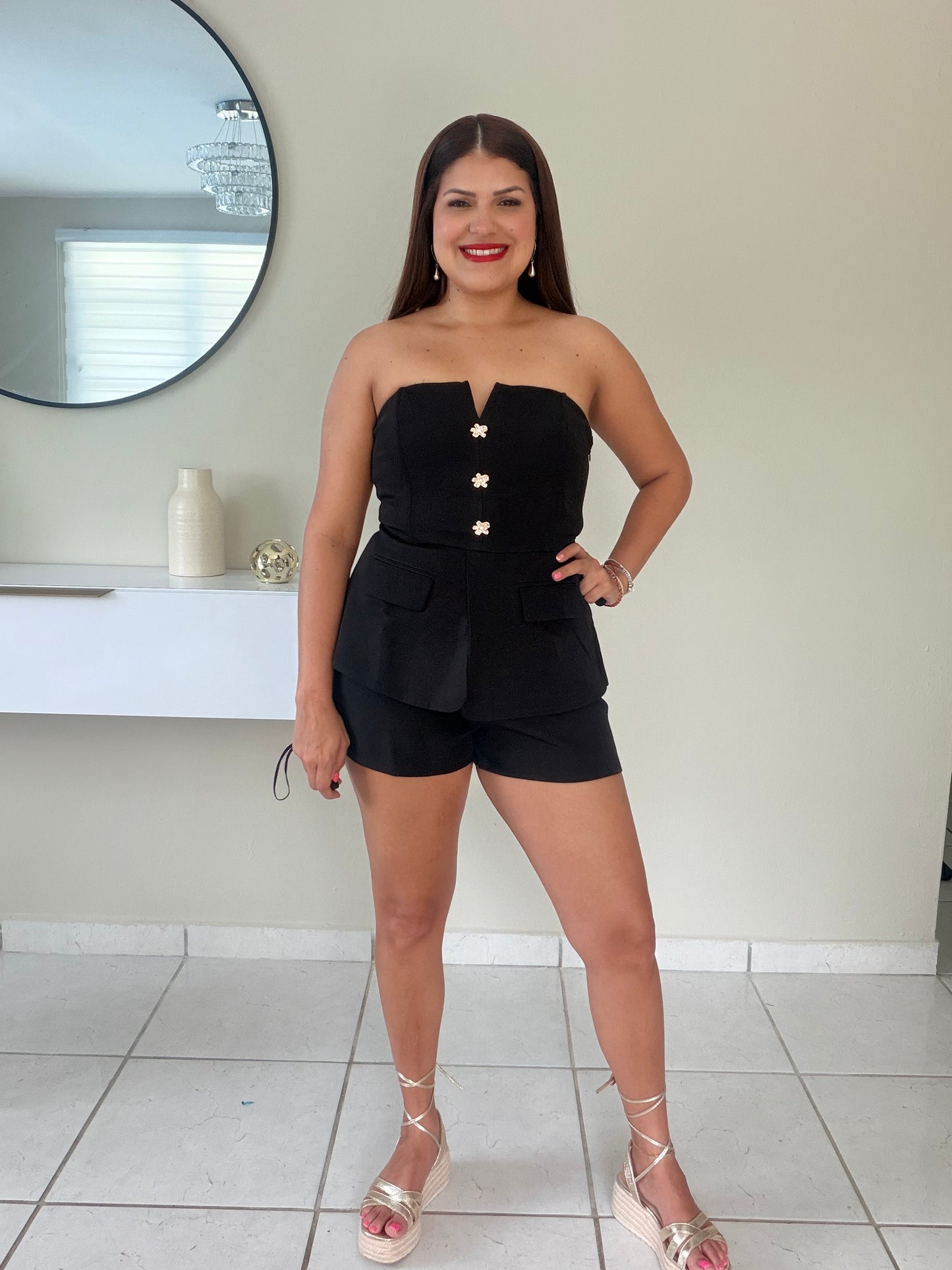 ✨ Midnight Elegance Romper