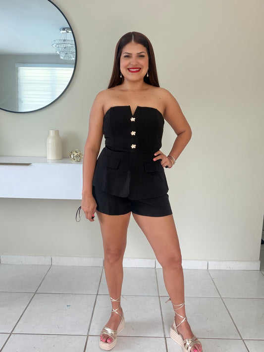 ✨ Midnight Elegance Romper