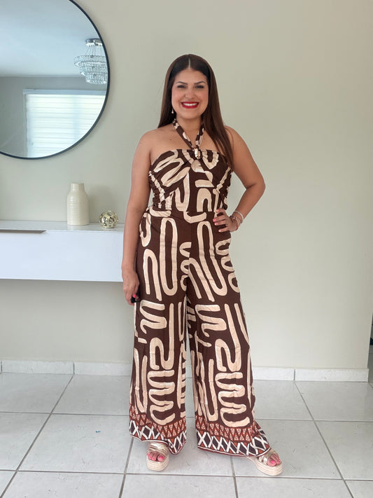 ✨ Mocha Breeze Jumpsuit