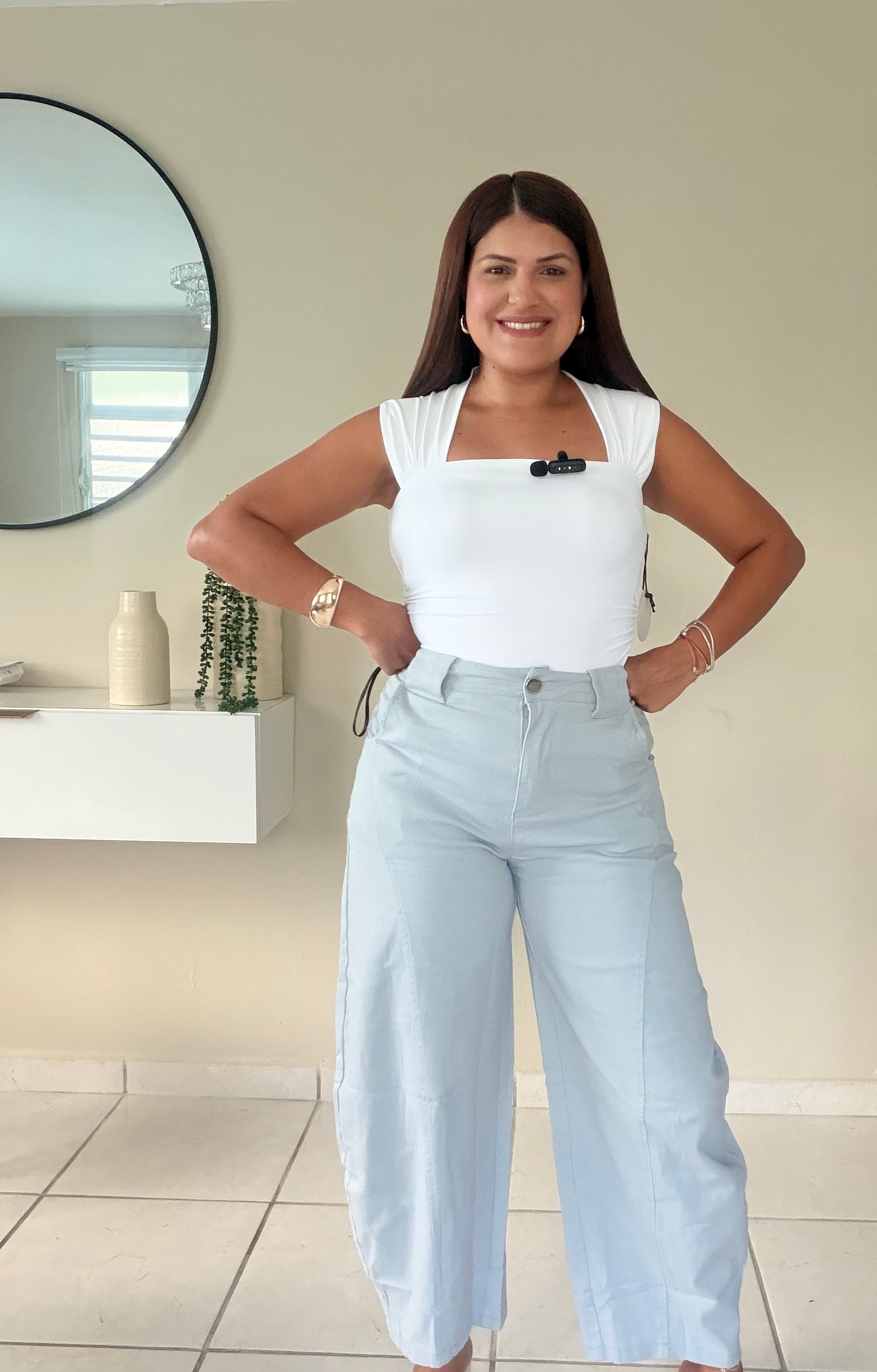 Sky Barrel Pants