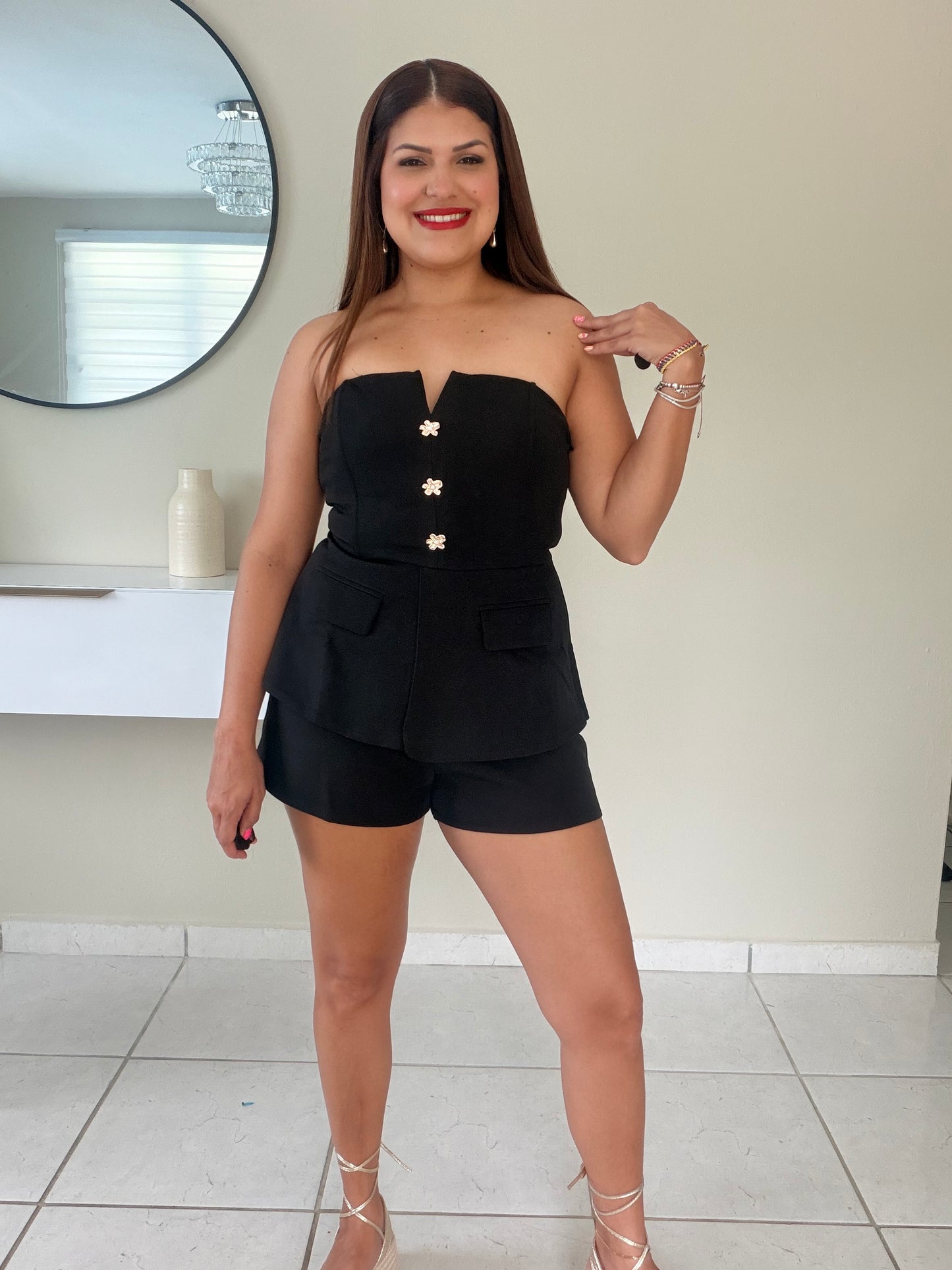 ✨ Midnight Elegance Romper