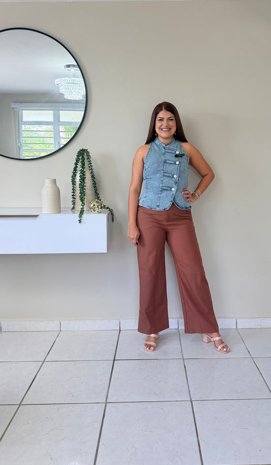 Mocha Wide Leg pants