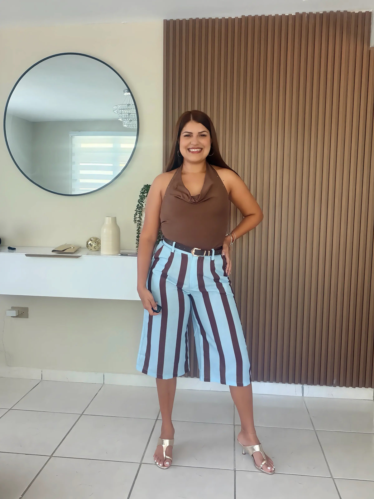 Two Tone Chic Bermuda