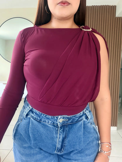 Plum Elegance Jumpsuit