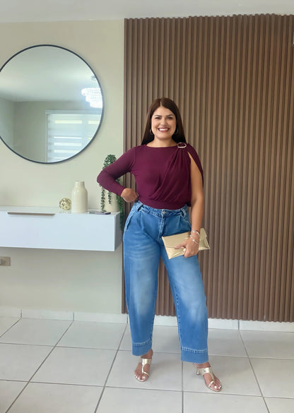 Plum Elegance Jumpsuit