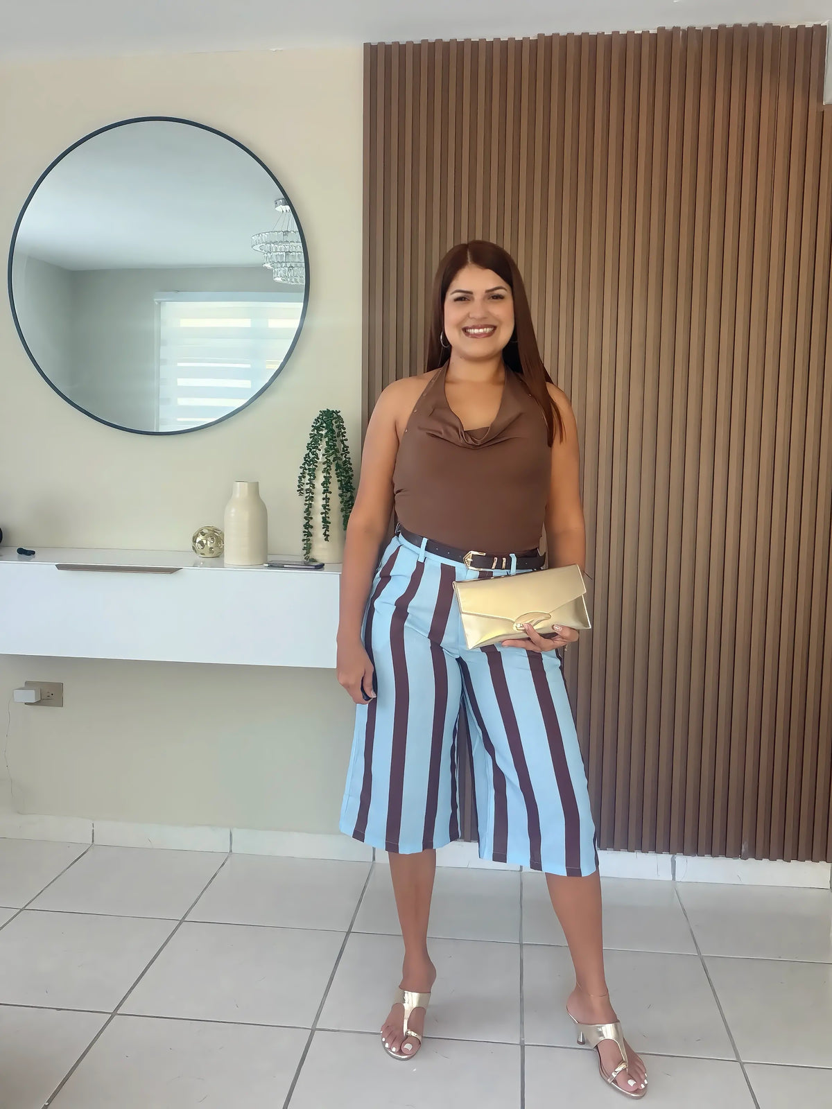 Two Tone Chic Bermuda
