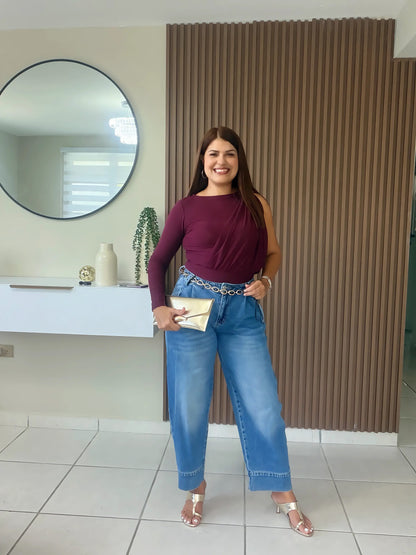 Plum Elegance Jumpsuit