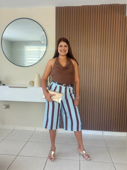 Two Tone Chic Bermuda