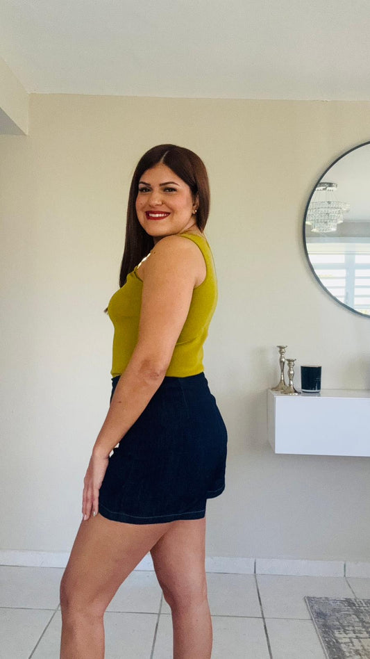 Denim Skort